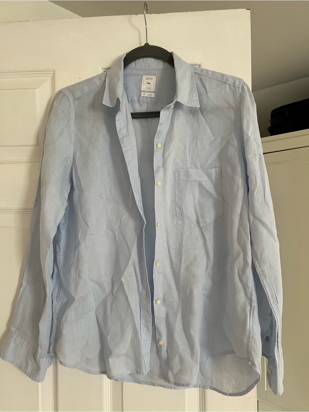 GAP Light Blue Casual Button-Down Shirt